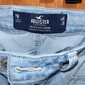 Hollister Sky Blue Low-Rise Jean Legging